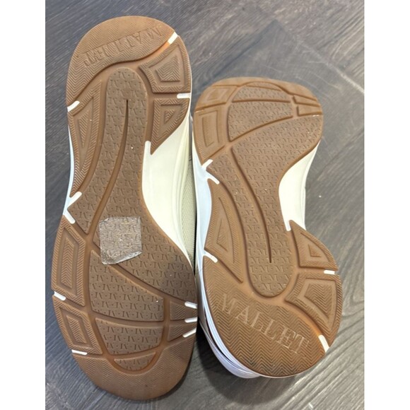 Mallet London Packington Luxury Hub Creme Tan Casual Trainers US 10 EU 43 UK 9 - Picture 9 of 10